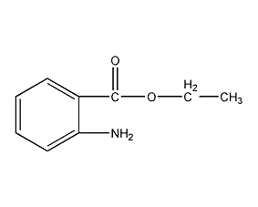 邻氨基苯甲酸乙酯结构式