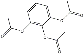 1,2,3-三乙酸基苯结构式