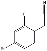4-溴-2-氟-苄氰结构式