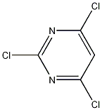 2,4,6-三氯嘧啶结构式