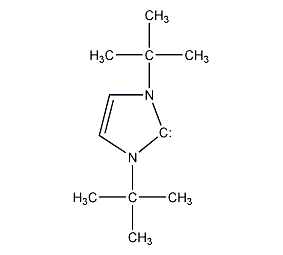1,3-二-叔丁基咪唑-2-亚基结构式