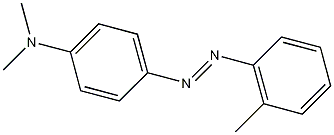 4-(甲氨基)2'-甲基偶氮苯结构式
