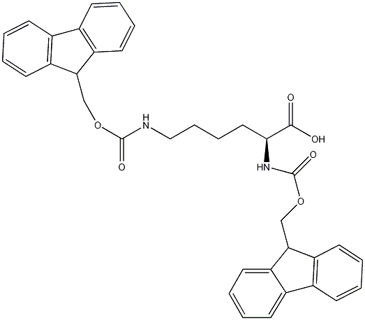 Fmoc-Lys(Fmoc)-OH结构式