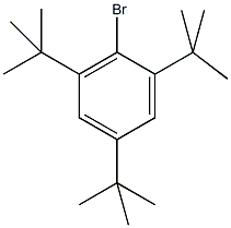 1-溴-2,4,6-三叔丁基苯结构式