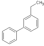 3-乙基联苯结构式