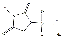 N-羟基硫代琥珀酰亚胺钠盐结构式