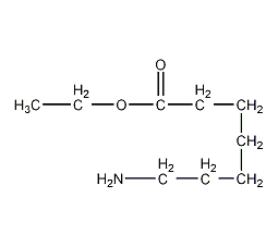 7-胺基庚酸乙酯盐酸盐结构式