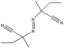 2,2'-偶氮双(2-甲基丁腈)结构式