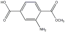 2-氨基对苯二甲酸甲酯结构式