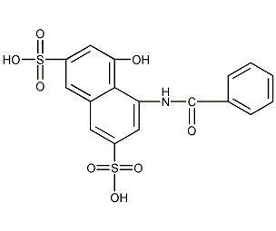 N-苯甲酰基H酸结构式