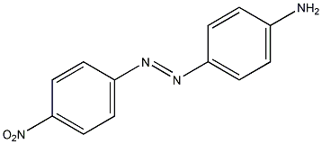 4-(4-硝基苯基偶氮基)苯胺结构式