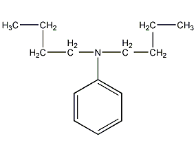 N,N-二丁基苯胺结构式
