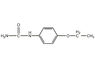 (4-乙氧基苯基)脲结构式