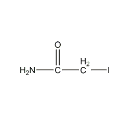 碘乙酰胺结构式