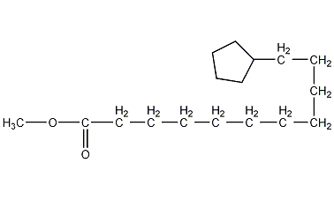环戊基十一酸甲酯结构式