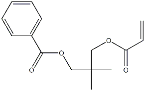新戊二醇丙烯酸苯甲酸酯结构式