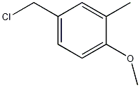 4-甲氧基-3-甲基苯甲基氯结构式
