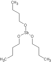 丁氧基锑结构式