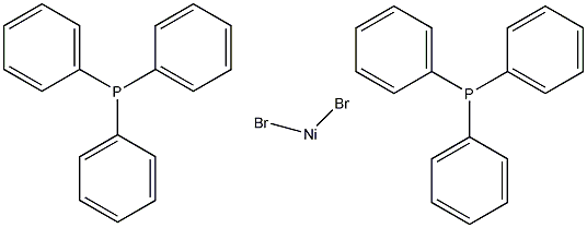 双(三苯基磷)溴化镍结构式