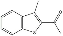 2-乙酰-3-甲基苯并[b]噻吩结构式