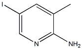 2-氨基-3-甲基-5-碘吡啶结构式