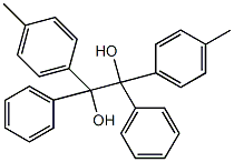 1,2-双(4-甲基苯基)-1,2-二苯基-1,2-乙二醇结构式
