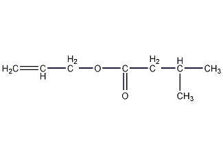 异戊酸丙烯酯结构式