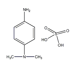 N,N-二甲基-P-苯基二胺硫酸盐结构式