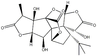 银杏内酯B结构式