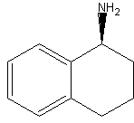 (S)-(+)-1,2,3,4-四氢-1-萘胺结构式