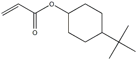 4-叔丁基环己基丙烯酸酯结构式