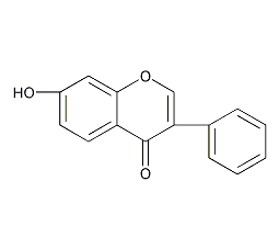 7-羟基异黄酮结构式