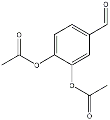 3,4-二乙酰氧基苯甲醛结构式