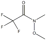 N-甲氧基-N-甲基-2,2,2-三氟乙酰胺结构式