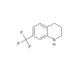 7-(三氟甲基)-1,2,3,4-四羟基喹啉结构式