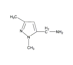 1,3-二甲基-5-氨甲基吡唑结构式