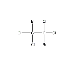 1,2-二溴四氯乙烷结构式