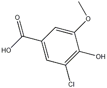 5-氯香草酸结构式