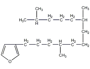 植物呋喃结构式