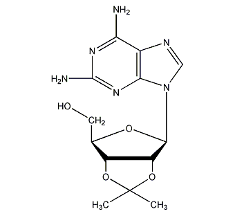 2',3'-邻异亚丙基鸟苷结构式