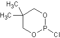 2-氯-5,5-二甲基-1,3,2-二氧磷杂环己烷结构式