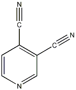 吡啶-3,4-二腈结构式