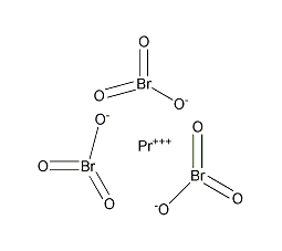 九水合溴酸镨结构式