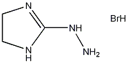 4,5-二氢咪唑-2-基联氨氢溴酸盐结构式