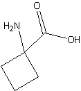 1-氨基环丁甲酸结构式