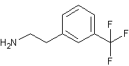 2-(3-三氟甲基苯基)乙胺结构式