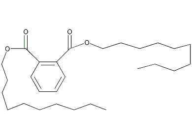 邻苯二甲酸二癸酯结构式