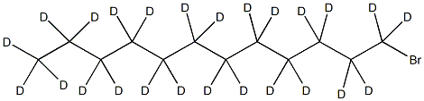 1-溴十二烷-d25结构式