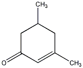 3,5-二甲基-2-环己烯-1-酮结构式