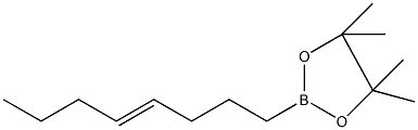 4－辛烯硼酸片呐醇酸酯结构式
